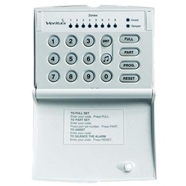 Texecom DCA-0001 Veritas RKP LED Remote Keypad works with Veritas Control Panels, C8, V8, R8, R8 Plus & Excel - White