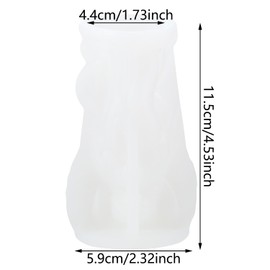 XIAOSHUI Praying Angel Candle Mold Angel Silicone Candle Mold Wings Goddess Resin Casting Molds for Candle Home Decorate Aromatherapy Candles Gypsum Polymer Clay Craft