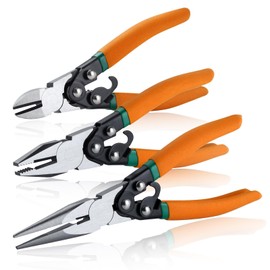 SPEEDWOX 3 Piece Nipper, Strong Pliers, Tool, Radio Pliers, Pliers Set, Pliers Set, Tool Set, Strong Nipper, Strong Pliers, Diagonal Cutting Pliers, Wire Cutter, Power Pliers, Power Pliers, Strong