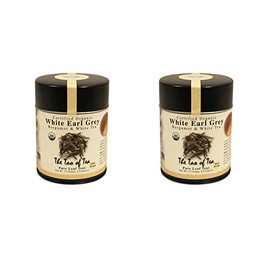 The Tao of Tea, White Earl Grey Sun-Dried White Tea, Loose Leaf, 2-Ounce Tins (Pack of 2)
