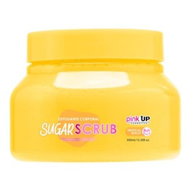 PINK UP  Sugar Scrub  Exfoliante corporal de limpieza profunda  Elimina células muertas y puntos negros  Hidrata con aceite de ricino  Exfoliante...  