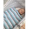 Crochet Pattern for Babies Blanket, in Two Sizes, Make It