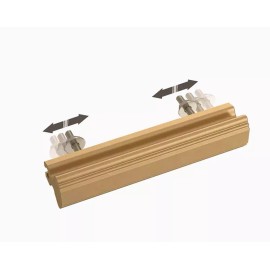 Brainerd P42955W-CZ 1"-4" Classic Contour Adjusta Cabinet Pull Champagne Bronze