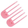 Hair Root Lifting Comb Set,2 Piece 3-Tooth Volumizing Clips,Wind Shaping