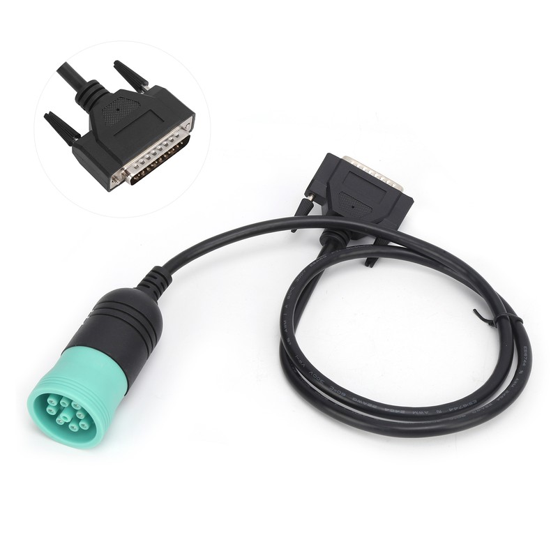 Truck Diagnostic Cable 9Pin Female to 25Pin Male for J1939