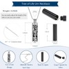 Hearbeingt Cylinder Cremation Jewelry Urn Necklace for Ashes for Women