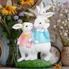 Hodao Easter Bunny Family Decor - Easter Decorations - Home