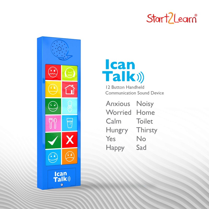 Start2learn UK iCan Talk Handheld Communication Sound Device for Special