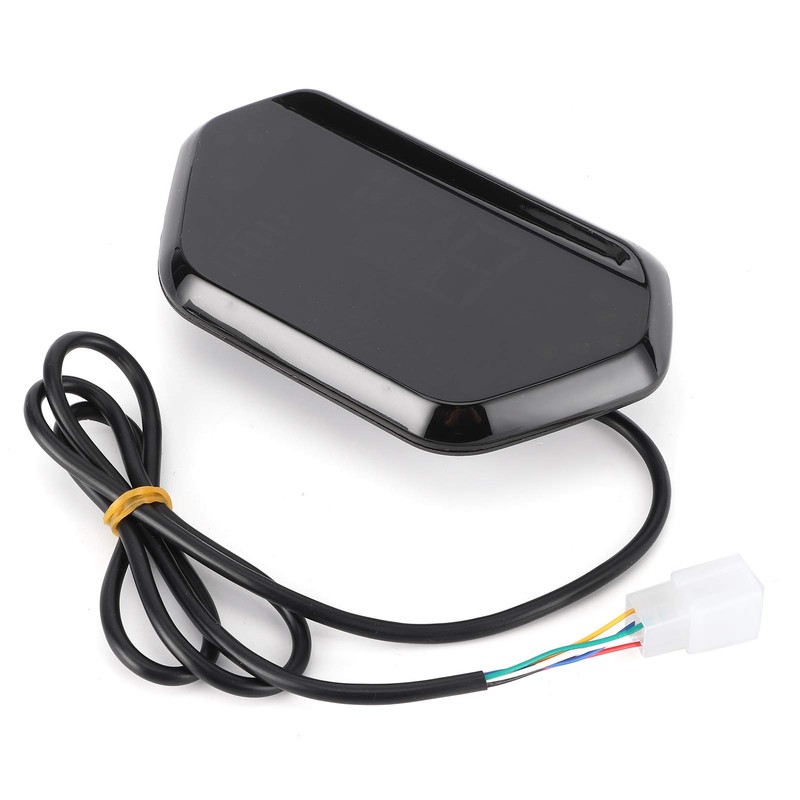 Motorcycle Speedometer, 60 V High-Definition LCD Display, Universal Motorcycle Speedometer,