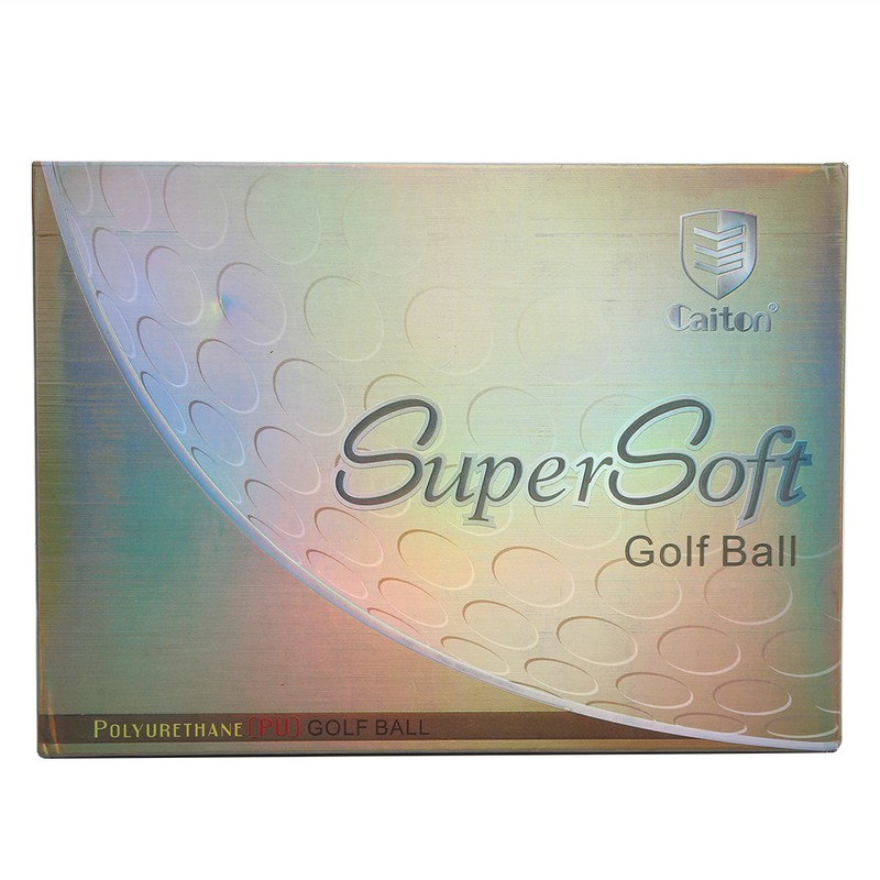 12 PCS/ Pack Dual Layer Tournament Golf Ball Training Practice