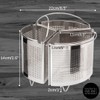 Family Saucepan Triple Divider Separator Set - Saves Cooking Space
