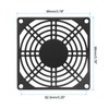 PATIKIL 92mm Fan Grill with Screws, 5 Pack ABS Plastic