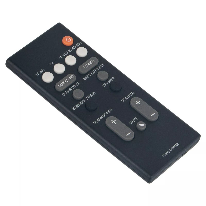 For Yamaha FSR78 ZV28960 Replace Remote for Yamaha Soundbar YAS-106