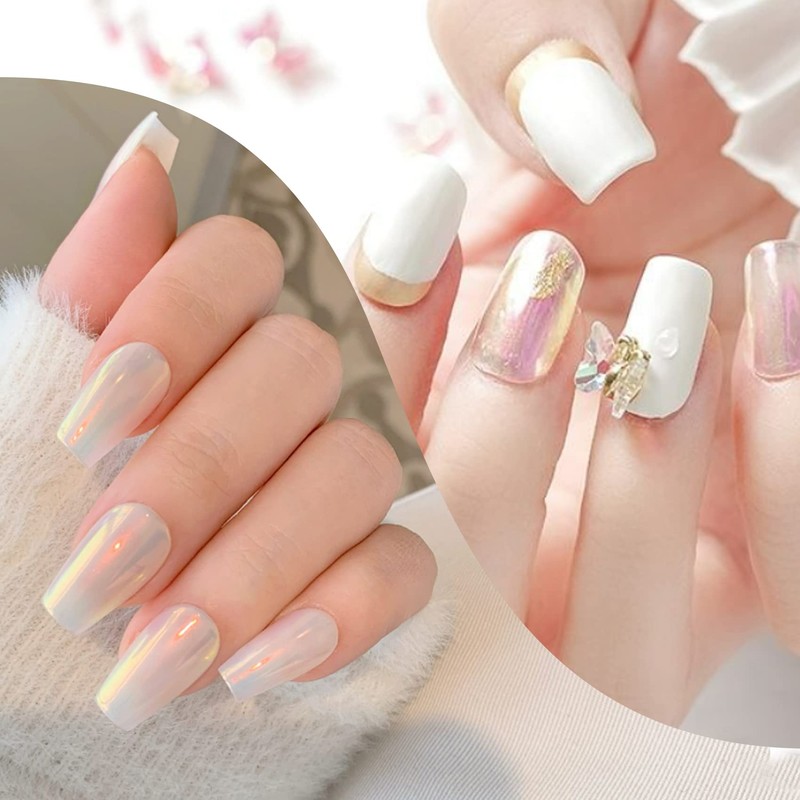 Annhua Nail Tips, Clear, 270 Pieces, Ultra Thin, Matte, Long,
