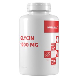 Nutrinax Glycine 1000mg 120 Vegan High Dose Capsules - Made in Germany - for 120 Days Glycine