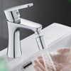 FTXanty 2 Pieces Tap Attachment Tap Aerator 360° Rotatable Tap