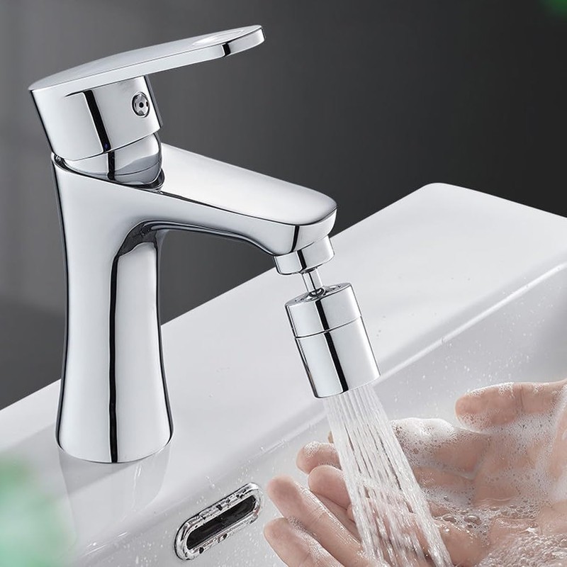 FTXanty 2 Pieces Tap Attachment Tap Aerator 360° Rotatable Tap