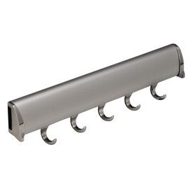 Belt Rack by Hafele, Synergy Collection (Polished Chrome, 5 Hook, 11 7/8")