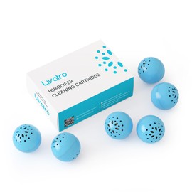 Livatro Humidifier Cleaning Ball – Fights Mold & Odor, Prevents Hard Water Build-Up, Eliminates White Dust, For All Humidifiers & Fish Tanks