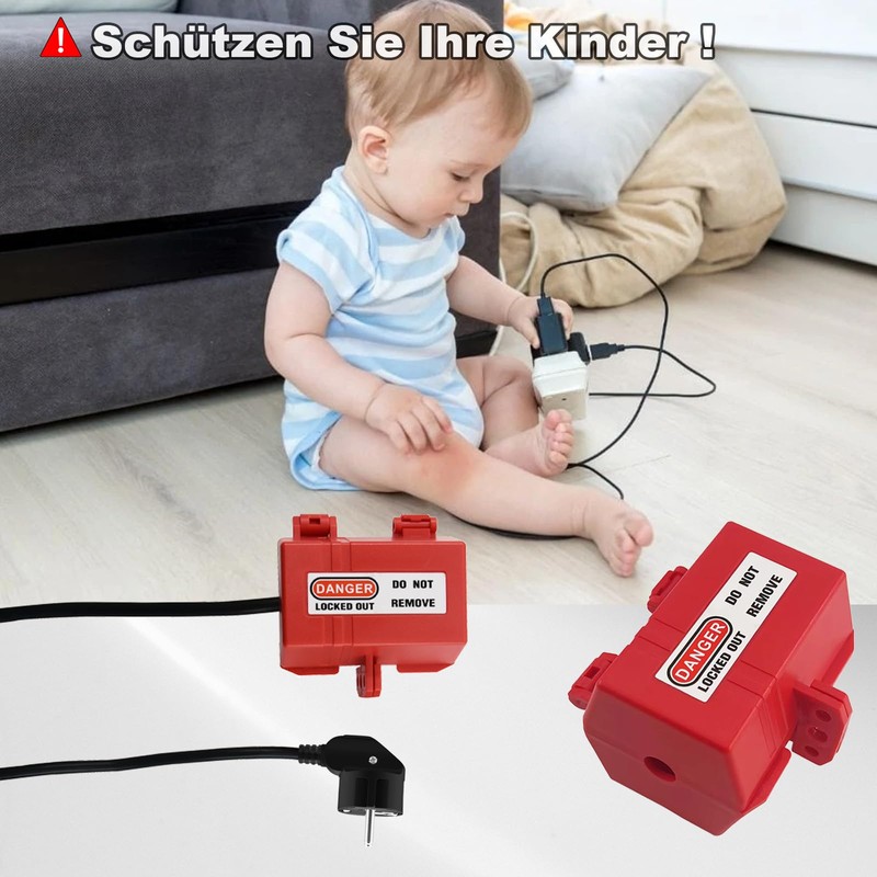 Shuokang Washing Machine Plug Lock, Power Plug Protection Box with