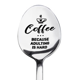 Coffee Lover Spoon Gifts for Friends Bestie Birthday Inspirational Gifts for Husband Wife Encouragement Christmas Gifts for Daughter Son Spoon Gift for Coffee Lover Colleagues Leaving Gifts