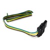 Hopkins 48025 4 Wire Flat Vehicle End Connector with Splice