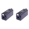 NE8FF Cat 5 Feed Thru Coupler, Mates Any Standard RJ45