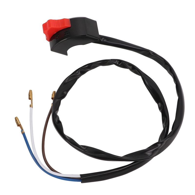 Motorcycle Headlight Dimmer Switch Left 35250‑126‑701 3 Wires ABS Replacement