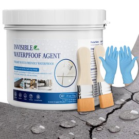 Xmntdo Invisible Waterproof Agent Transparent Repairing Leak Waterproof Adhesive for Roofs, Walls, Bathroom, Shower, Window Sills, Indoor & Outdoor Water Proof Coating 35 Oz