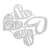 TEHAUX 1set Heart Metal Cutting Dies Embossing Stencils for Scrapbooking