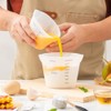 4 Pieces Silicon Measuring Cups Epoxy Resin Mixing Kit with