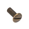Henne Bery 3/8" Long 6-32 Thread, Oval Head Milled Slot