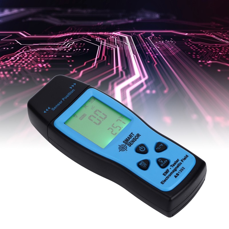 LCD Electromagnetic Radiation Detector Portable Mobile Phone Radiation Tester for