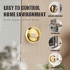 ZZBUY Pocket Door Lock with Key, Round Recessed Pocket Door