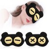 CZAYEFNH Sleep Mask, 2 Pieces Ultra Soft Eye Mask Made