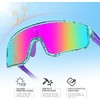 Polarized Sports Sunglasses,UV400 Protection Outdoor Glasses for Men Women Youth