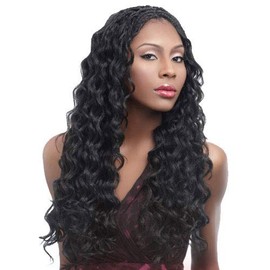 Harlem125 Synthetic Crochet Hair Kima Braid - OCEAN WAVE 20" (4-Pack, 4)
