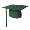 Endea Graduation Matte Cap & Tassel (Hunter Green, 2021)