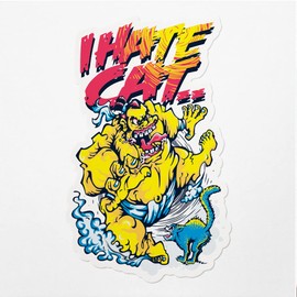 Decal Stickers of I Hate Cat Premium Indoor (No Waterproof) Vinyl Decal Stickers for Laptop Phone Accessory Helmet Car Window Mug Tuber Cup Door Wall Decoration ANDVER3g94940BL