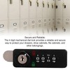4 Digit Mechanical Dial Combination Lock Password Safety Drawer Shoe