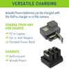 Wasabi Power Battery (3-Pack) and Triple Charger for Hero 7,