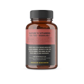 Chief Organic Beef Liver, Heart & Kidney Supplement, Daily Immunity Boost, 100% Grass-Fed Aussie Cattle, High in Vitamin A, B9 & B12, 120 Capsules