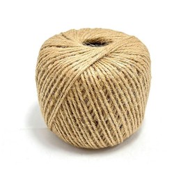 eMKay® Natural Garden Jute Twine 3 Ply - PACK OF 1 150m Balls of Garden Twine Garden String for Arts Crafts Gardening Wedding Décor Packing Christmas & Around the Home - 150 METRE / 492 FEET APPROX