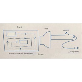Xiaociqi Degausser Degaussing Wand Coil for Arcade Monitors CRT Tube Television TV US NEW