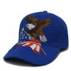 FLYOUTH - Gorra de béisbol con bordado de pico, Azul