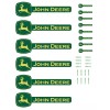 Unbranded O Scale Truck / Trailer Decals " John Deere