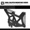 NICECNC Rear Brake Disc Guard & Dual Caliper Mounting CNC