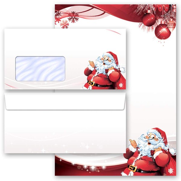 Writing Paper Set 40 Pieces Christmas Letter to Santa Claus