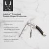 Viski Admiral Oversized Double Hinged Waiters Corkscrew Wine Opener with