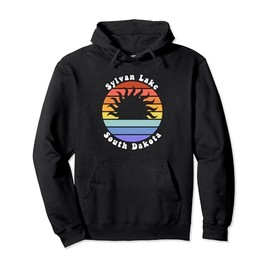 Sylvan Lake South Dakota Sunrise Vacation Souvenir Pullover Hoodie
